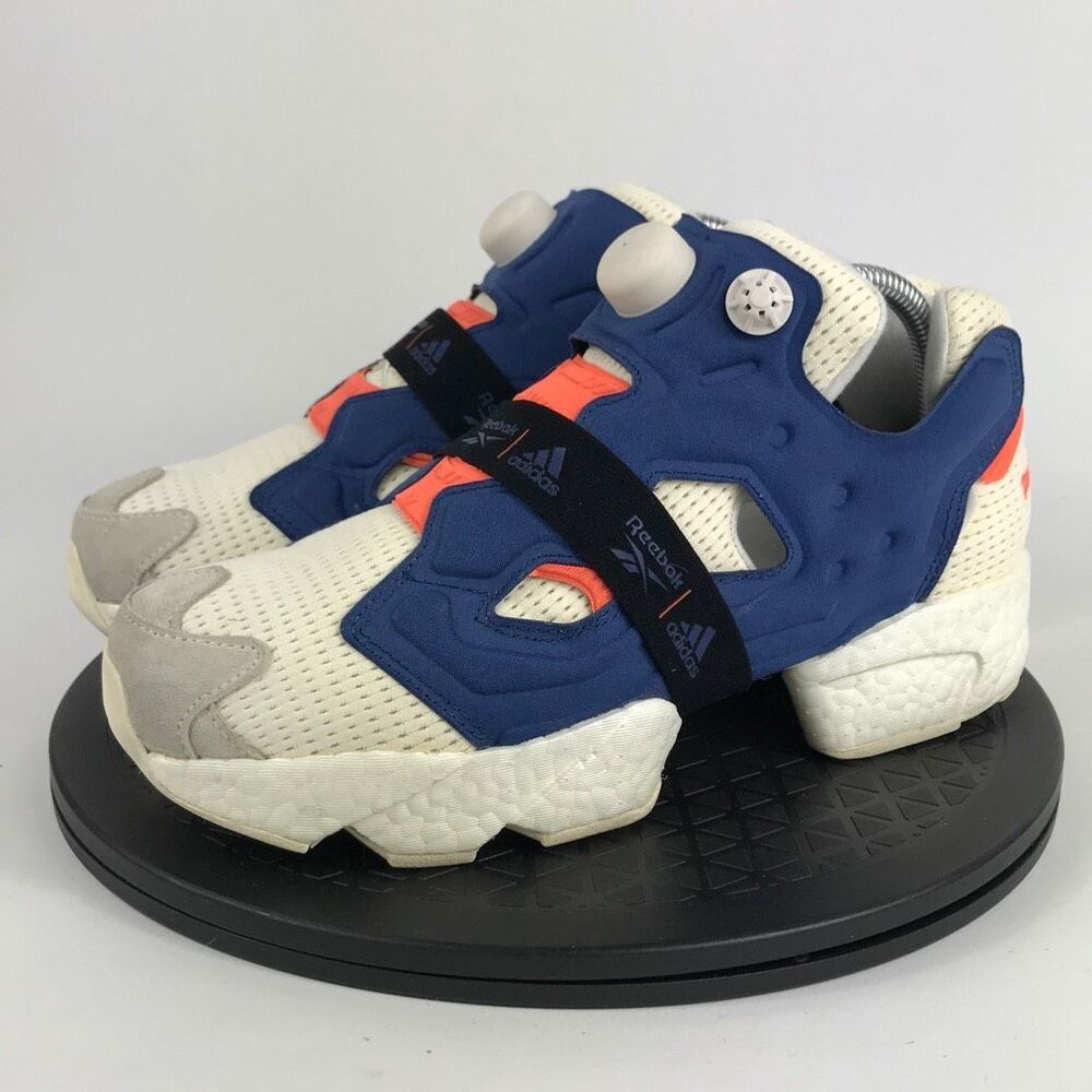 Instapump Fury x Adidas Boost 'Prototype' Blue/Orange FU9240 Men’s Size 7.5